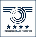 Gütesiegel RAL Buskomfort - 4 Sterne